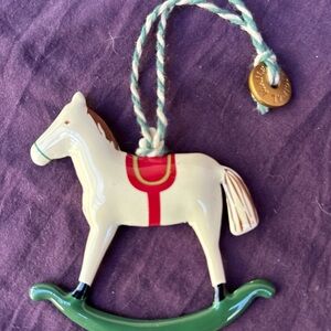 Maileg ROCKING HORSE Ornament Metal 2025 NWOT Christmas Holiday collectible gift
